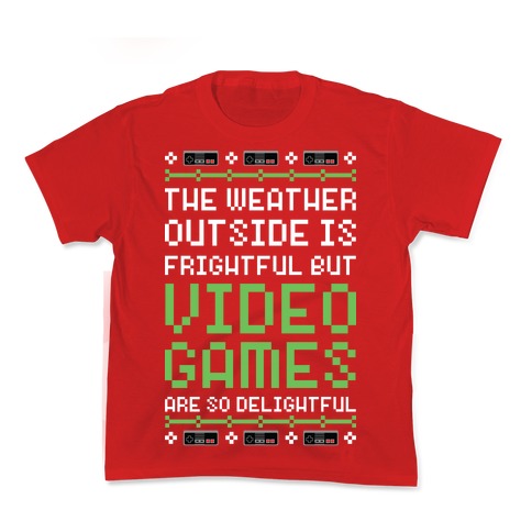 Video Games Are So Delightful Kid's Tee